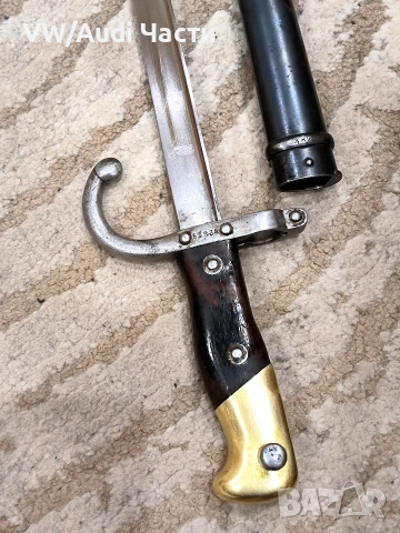 Френски щик нож ГРА Waffenfabrik Steyr гръцка поръчка , снимка 3 - Антикварни и старинни предмети - 53396503