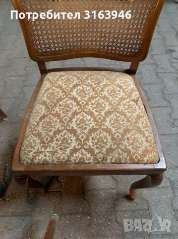Барокови трапезни столове стил ЛУИ XV 3 бр. комплект, снимка 4 - Столове - 45368315