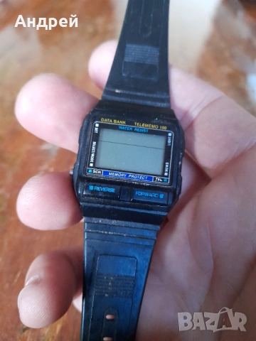 Електронен часовник Data bank Telememo 100, снимка 2 - Антикварни и старинни предмети - 53268579