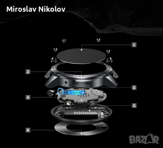 Zeblaze Stratos 2 Ultra - Смарт часовник / Smartwatch, снимка 5 - Мъжки - 54117110