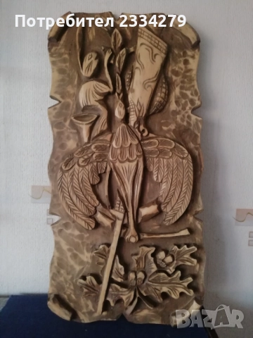 Стари дърворезби ръчна авторска изработка от различни години. , снимка 2 - Пана - 52544227
