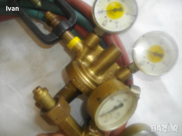 ОКСИЖЕН НЕМСКИ РЕЗАК 50см HORNUNG МАРКУЧИ 2Х5 м РЕДУЦИР ВЕНТИЛИ КИСЛОРОД АЦЕТИЛЕН ОРИГИНАЛНИ МАРКОВИ, снимка 5 - Други инструменти - 51056807