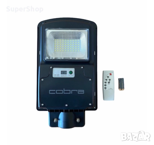-50% 2бр. Улична LED Соларна Лампа Cobra 125W Прожектор Оригинална , снимка 3 - Соларни лампи - 52217092