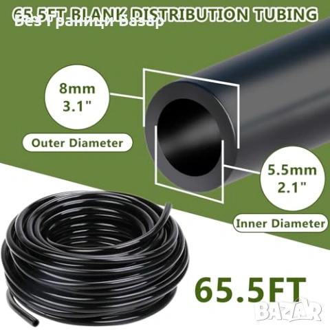 Нова Автоматична поливна система 20м DIY за градина и оранжерия Капково напояване, снимка 4 - Напояване - 53915065