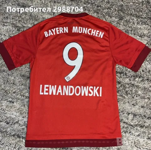 тениска Bayern Munich Robert Lewandowski , снимка 2 - Футбол - 48647283