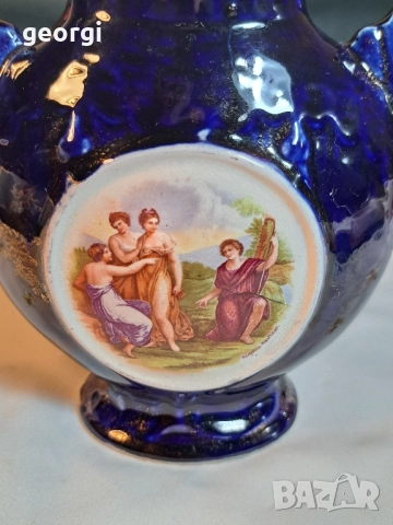 порцеланова ваза кобалт 29/4, снимка 2 - Вази - 52461543