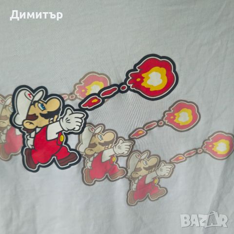 Super Mario Champion тениска t-shirt limited edition Large nintendo, снимка 3 - Тениски - 45968651