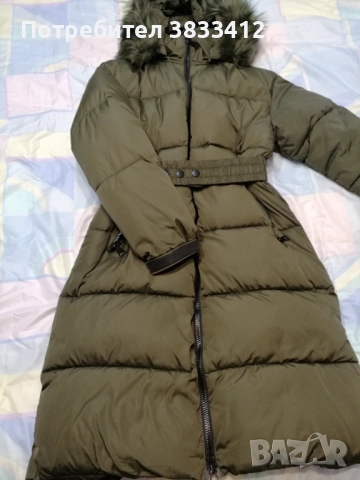 Дамско топло дълго яке. , снимка 3 - Якета - 51979924