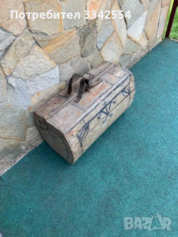 САНДЪК КУФАР ДЪРВО ОТ ЦАРСКО ВРЕМЕ, снимка 2 - Антикварни и старинни предмети - 50619560