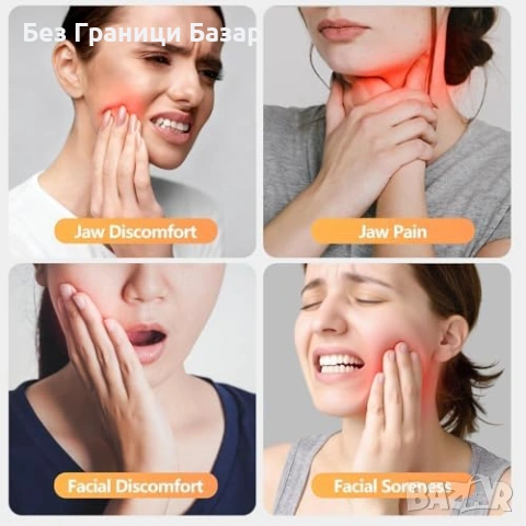 Нова Електрическа маска за лице челюст TMJ 5000mAh с 3 режима нагряване, снимка 8 - Други - 53888367
