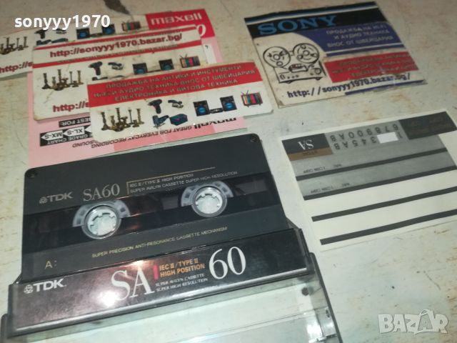 TDK SA60 TAPE 0508241928, снимка 12 - Аудио касети - 46811800