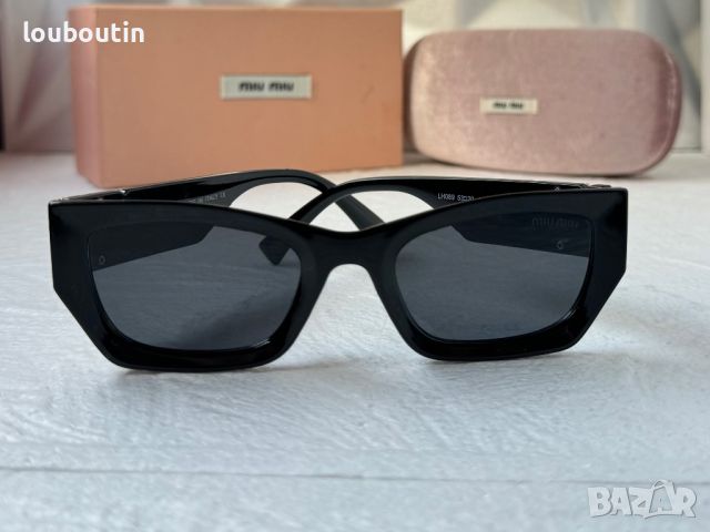 Miu 2024 слънчеви очила с лого, снимка 4 - Слънчеви и диоптрични очила - 45438551