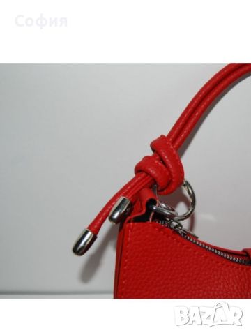 Малка дамска кожена чанта с цип, голямо разнообразие от цветове, снимка 10 - Чанти - 45840168