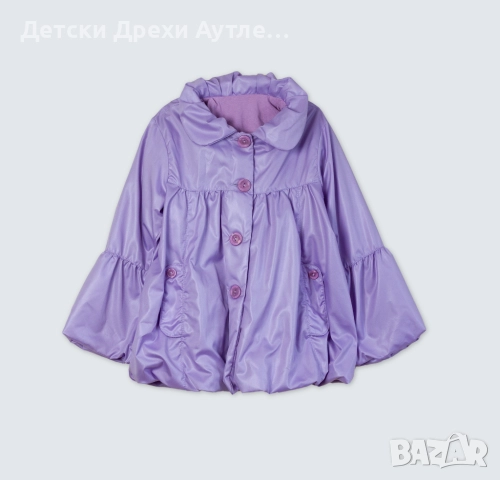 Нови детски шлифери за момичета в 4 цвята (104-128), снимка 5 - Детски якета и елеци - 51931940