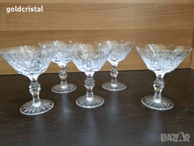  кристални чаши , снимка 13 - Антикварни и старинни предмети - 28757164