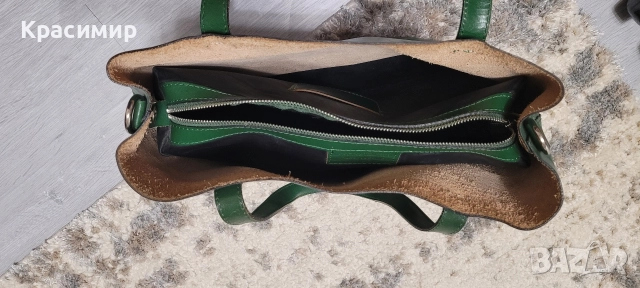 Дамска чанта.Естествена кожа , снимка 2 - Чанти - 52676300