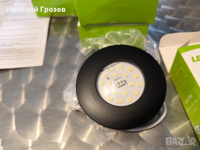 LED вградени прожектори 230V 6000K 600lm 230V (6 броя) , снимка 2 - Лед осветление - 50786145