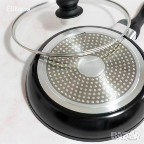 Тиган с капак Goldman Premium, Кован алуминий, Мраморно покр.