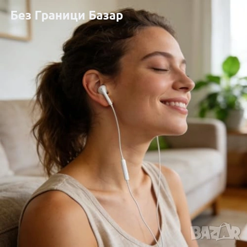 Нови кабелни Жични слушалки за iPhone с микрофон и контрол на звука, снимка 7 - Слушалки и портативни колонки - 54103961