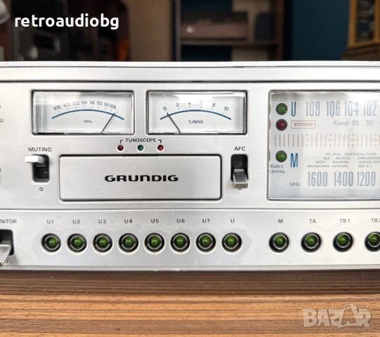 🔈Ретро стерео ресийвър GRUNDIG R 35 - 1977 г.🔈, снимка 5 - Ресийвъри, усилватели, смесителни пултове - 53951880