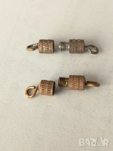 Ретро затварящ механизъм с резба за синжирчета, снимка 3 - Други ценни предмети - 53473541