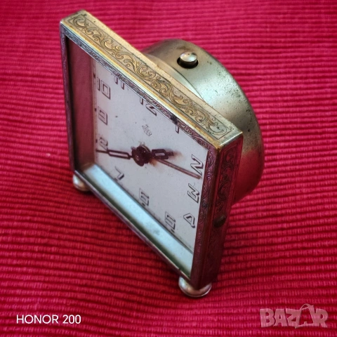 Стар настолен часовник Thiel, будилник, Германия. , снимка 5 - Антикварни и старинни предмети - 54044714