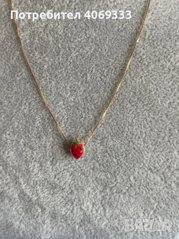 Златно колие с ягодка 1.76гр 14к 40см