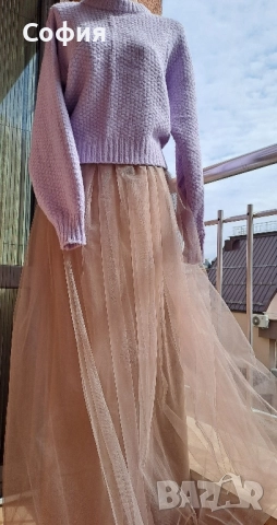 Сет от туту пола и пуловер,р-р С/М/Л, снимка 3 - Поли - 51922979