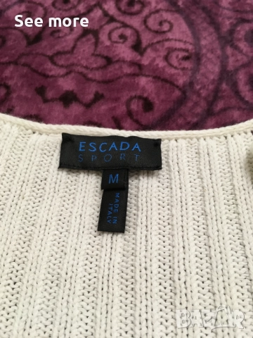 ESCADA Sport пуловер М, снимка 7 - Блузи с дълъг ръкав и пуловери - 52816783