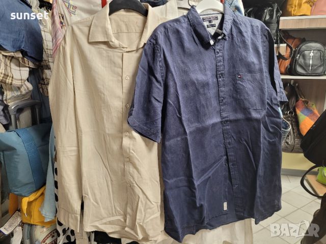 ЛЕНЕНИ мъжки ризи Tommy Hilfiger+..- различни размери и модели, снимка 12 - Ризи - 46446523