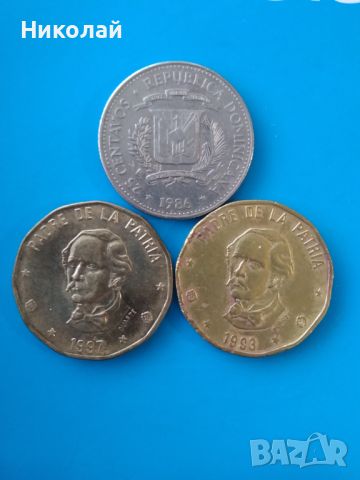 Лот монети от Доминикана, снимка 1 - Нумизматика и бонистика - 45584270