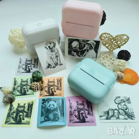 Безжичен мини термален принтер