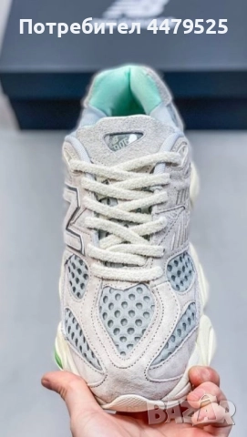 Нови дамски маратонки New Balance 9060 grey, снимка 2 - Маратонки - 51712841