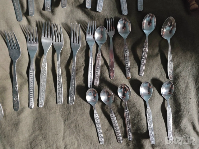 Продавам стари вилици и лъжици , снимка 10 - Сервизи - 54232656