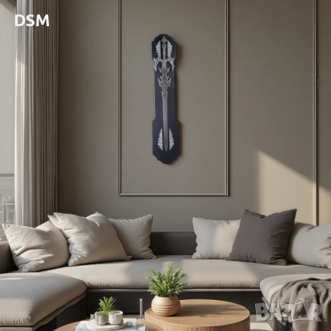 Нов Меч за Декорация на Стена -пано  с Оръжие -115см, снимка 2 - Пана - 51845524