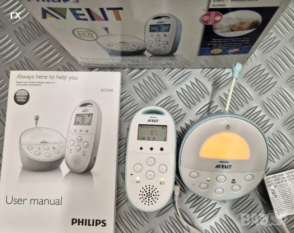 PHILIPS AVENT SCD560/00 Бебефон DECT 560, снимка 3 - Други - 52998403