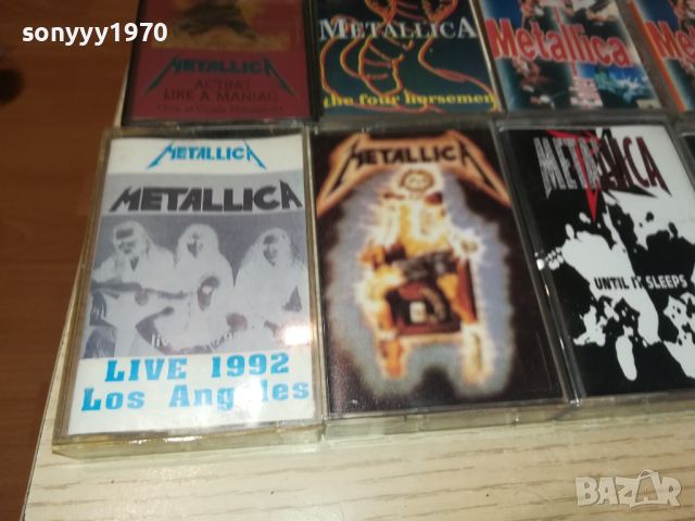 METALLICA ЛОТ 12 КАСЕТИ 300ЛВ 1206241350, снимка 11 - Аудио касети - 46168900