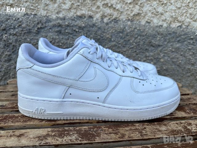 Мъжки кецове Bike Air Firce 1 Low White, снимка 1