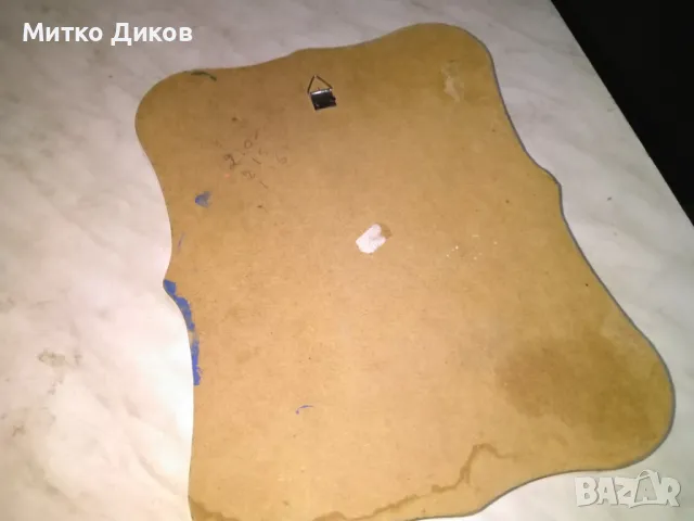 Дървена скулптура картина роза 290х225мм ръчно рисувана, снимка 4 - Декорация за дома - 50168664