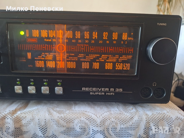 GRUNDIG R 35 HI FI VINTAGE STEREO RECEIVAR.MADE IN WEST GERMANY.YAHRE 1978., снимка 5 - Ресийвъри, усилватели, смесителни пултове - 52933365