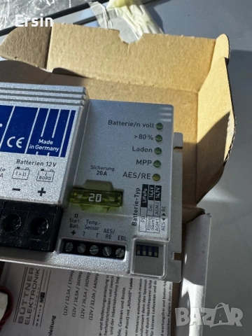 Büttner Elektronik MT-MPP 260 соларен контролер за зареждане, 260W  (Чисто нов) , снимка 6 - Друга електроника - 53460072