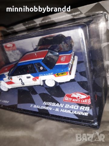 Nissan 240 RS Suzuki SX4 1.43 Eaglemoss  Rally  Monte-Carlo. , снимка 9 - Колекции - 46523429