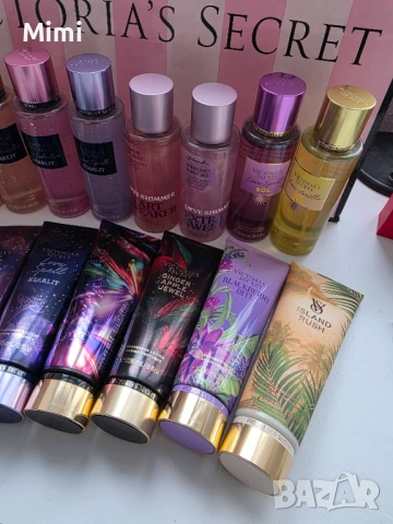 Victoria's Secret подаръчни комплекти, лосиони с блясък, спрейове, снимка 2 - Комплекти и лотове - 43314628