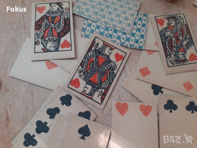 Стари мини колекционерски карти за игра Германия, снимка 4 - Антикварни и старинни предмети - 53275431