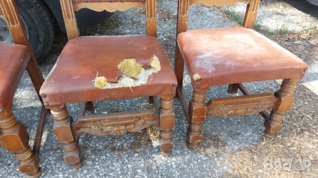 Трапезни столове дърворезба, снимка 5 - Столове - 46423479