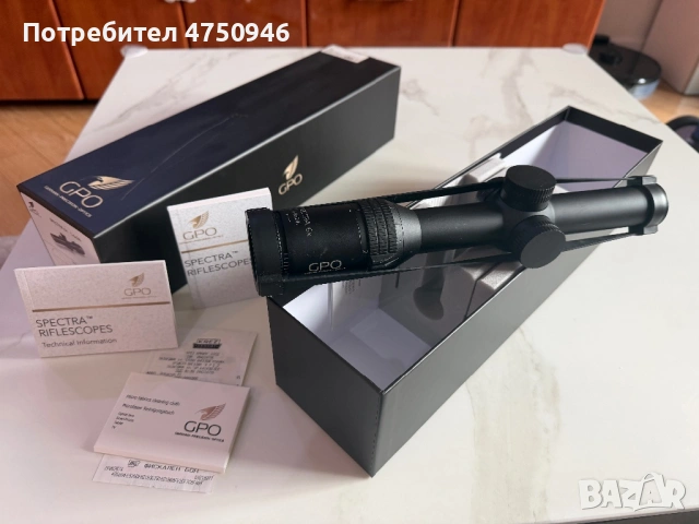 Оптика GPO - Spectra 6x 1-6x24i G4i /стъкло/, снимка 4 - Оборудване и аксесоари за оръжия - 53656372