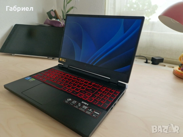 Acer Nitro 5 i7-12700H RTX 3050 16GB RAM 1TB SSD 144Hz Гейминг лаптоп