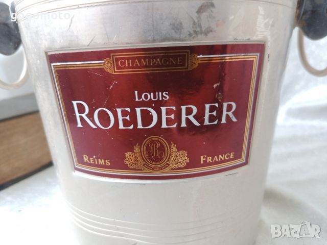 Шампаниера Vintage  CHAMPAGNE LOUIS ROEDERER  REIMS - CHAMPAGNE COOLER  Made in France 1970's, снимка 8 - Други ценни предмети - 46806377