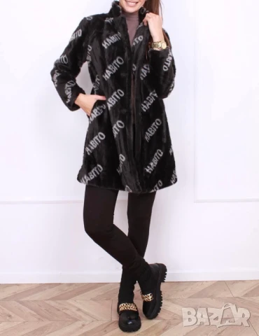 Палто еко косъм , снимка 3 - Палта, манта - 50913441