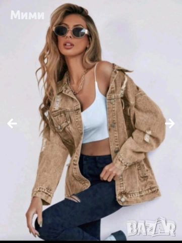 Дамско дънково яке/С размер , снимка 2 - Якета - 53887556